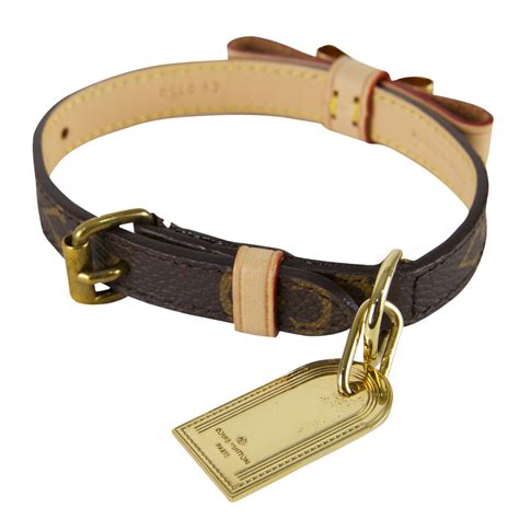 Louis Vuitton dog collar leash